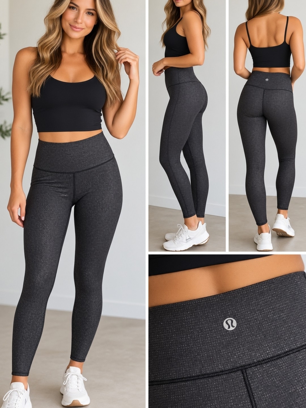 lululemon athletica Dark Charcoal High-Rise Leggings